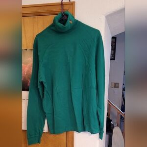 Ralph Lauren Polo Kelly Green Turtleneck Sweater